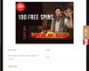 100 Free Spin At King Billy Casino